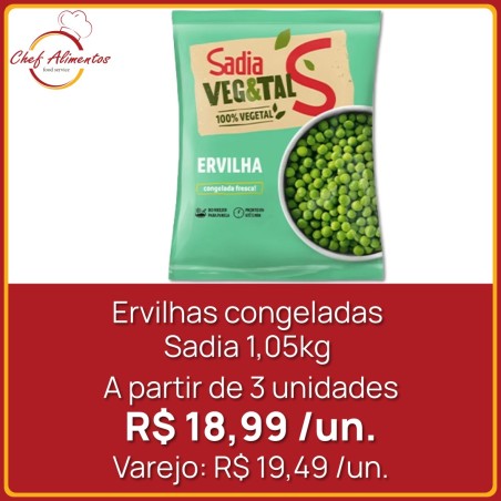 Ervilhas congeladas Sadia 1,05kg