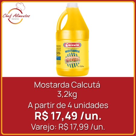 Mostarda Calcutá - Galão 3,2 kg