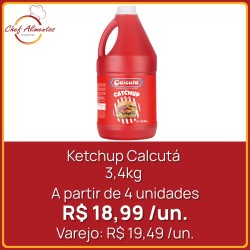 Ketchup Calcutá - Galão 3,4 kg