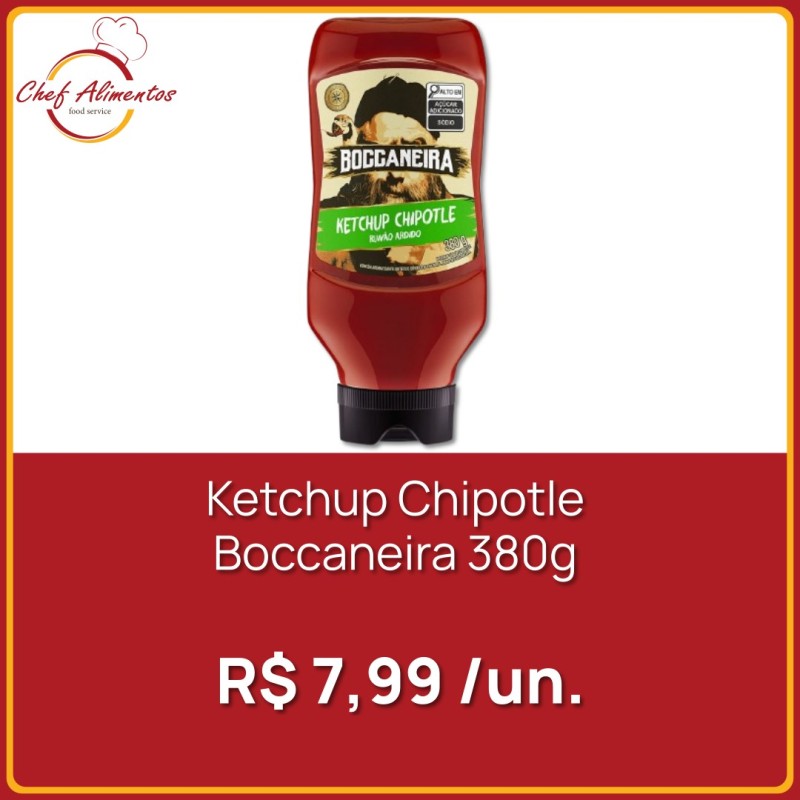 Ketchup chipotle Boccaneira Ekma 380g