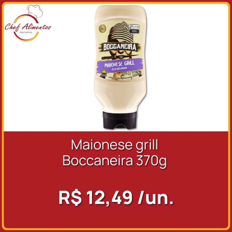 Maionese grill Boccaneira Ekma 370g