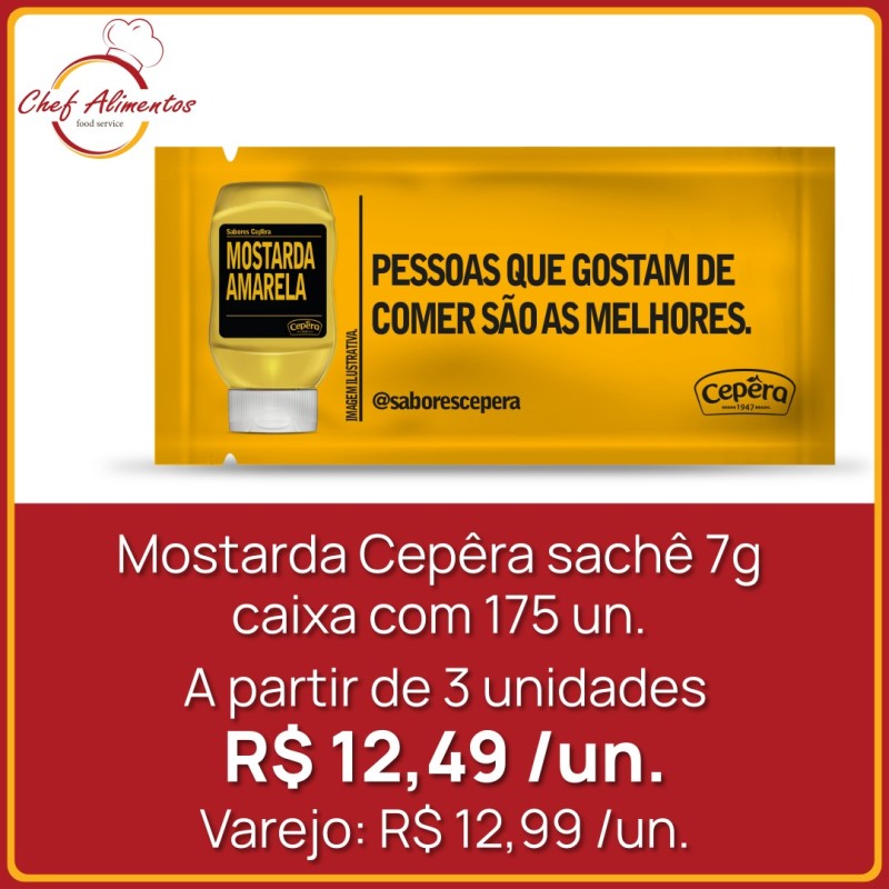 Mostarda Cepêra Sachê 7g