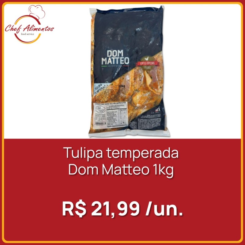 Tulipa temperada Dom Matteo 1kg