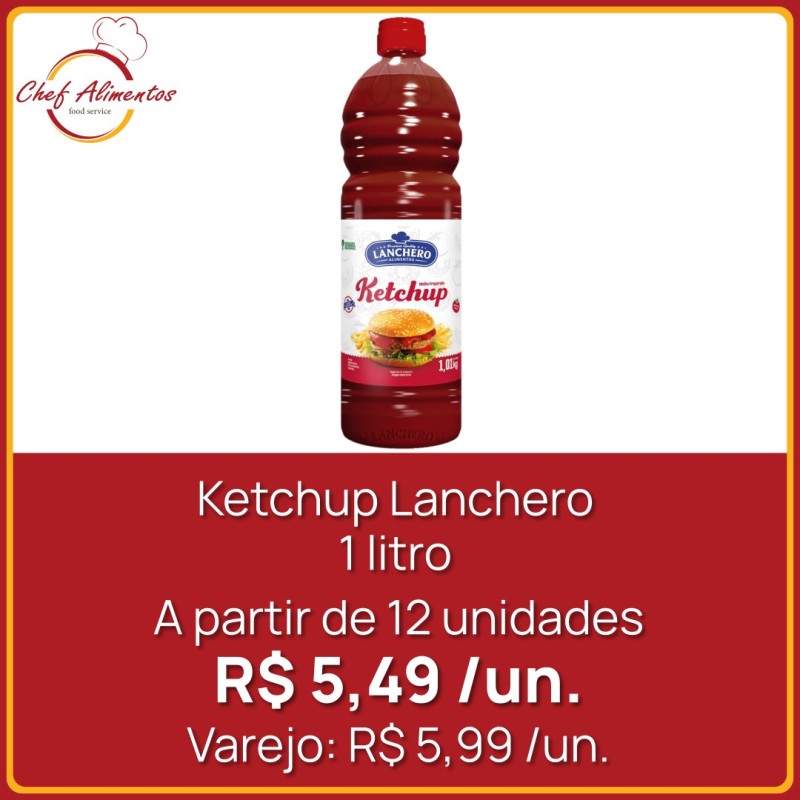 Ketchup Lanchero 1 litro