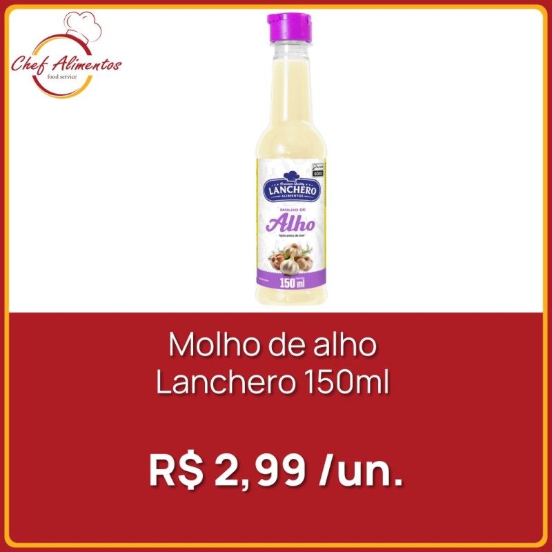 Molho de alho Lanchero 150ml