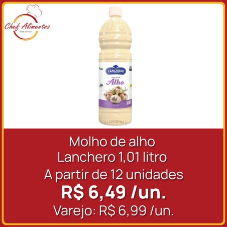 Molho de alho Lanchero 1,01 litro