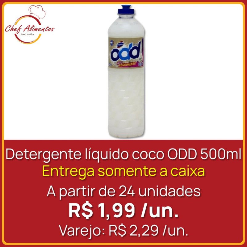Detergente líquido coco ODD 500ml