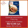 Quibe de carne bovina Friboi 1kg