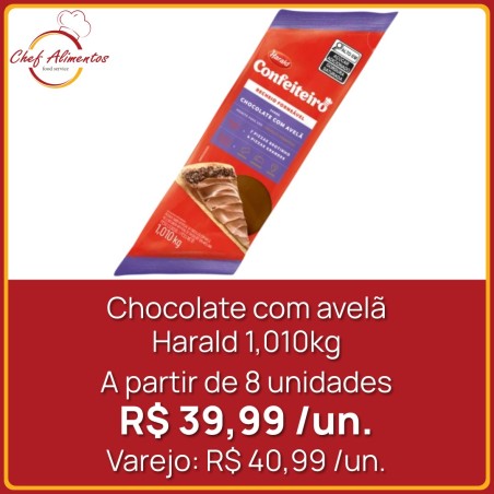 Chocolate com Avelã Harald Recheio para Pizza  1,010kg