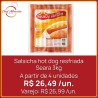 Salsicha hot dog resfriada Seara 3kg