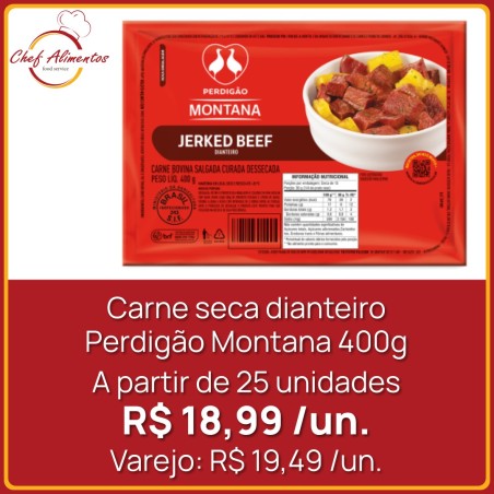 Carne seca dianteiro Perdigão Montana 400g