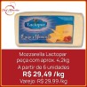 Queijo Mozzarella Lactopar - peça 4,2kg