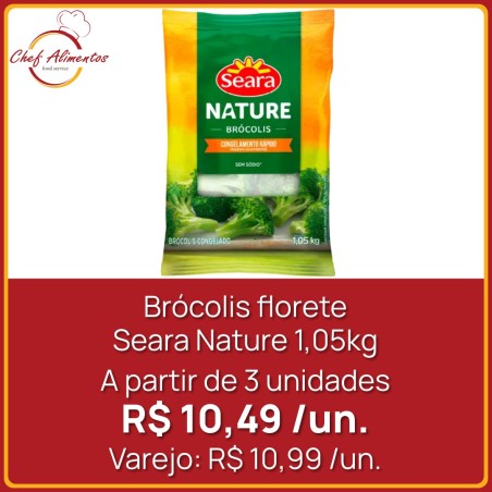 Brócolis florete Seara Nature 1,05kg