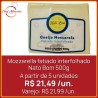 Mozzarella Fatiada Interfolhada Nato Bom 500g