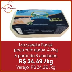 Queijo Mozzarella Parlak - Peça