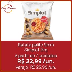 Batata palito 9mm Simplot 2kg