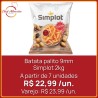 Batata palito 9mm Simplot 2kg