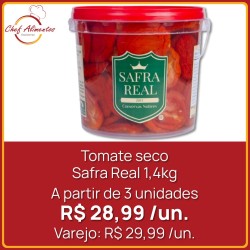 Tomate Seco Safra Real balde 1,4 kg drenado