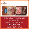Salame Milano Fatiado Pamplona 100g