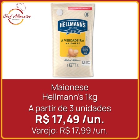 Maionese Hellmann's 1kg
