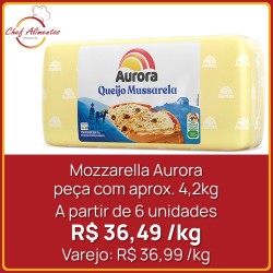 Mozzarella Aurora peça