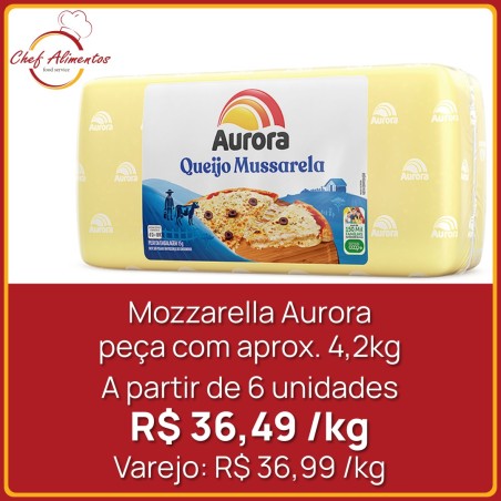 Mozzarella Aurora peça