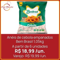 Anéis de cebola Bam Brasil 1,05kg
