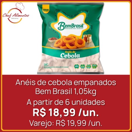 Anéis de cebola Bam Brasil 1,05kg