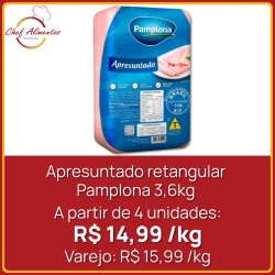 Apresuntado retangular Pamplona - Peça