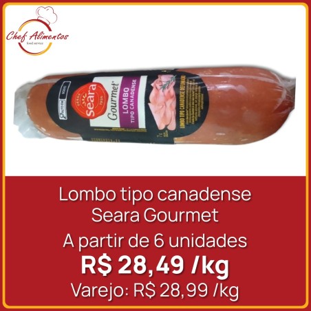 Lombo tipo canadense Seara Gourmet