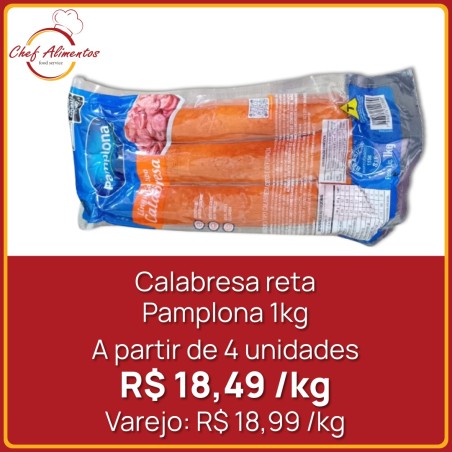 Calabresa reta Pamplona 1kg