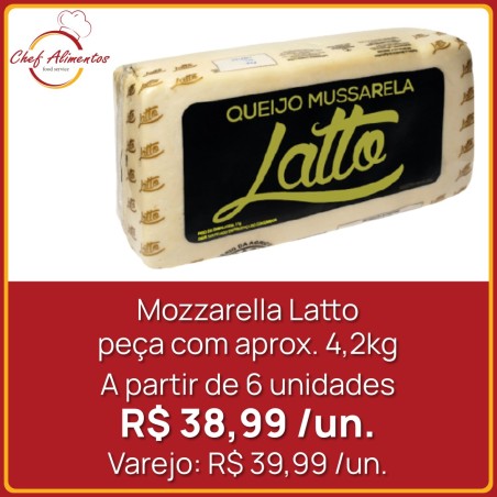 Queijo Mozzarella Latto - peça