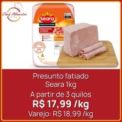 Presunto fatiado Seara 1kg