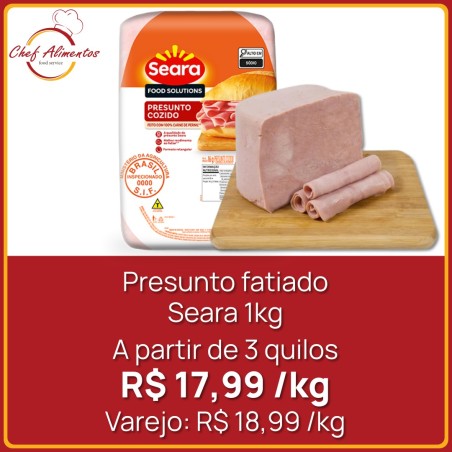 Presunto fatiado Seara 1kg