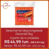 Salsicha hot dog congelada Rezende 5kg