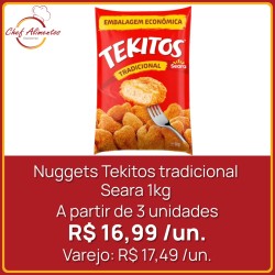 Nuggets Tekitos tradicional Seara 1kg