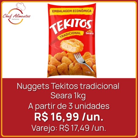 Nuggets Tekitos tradicional Seara 1kg