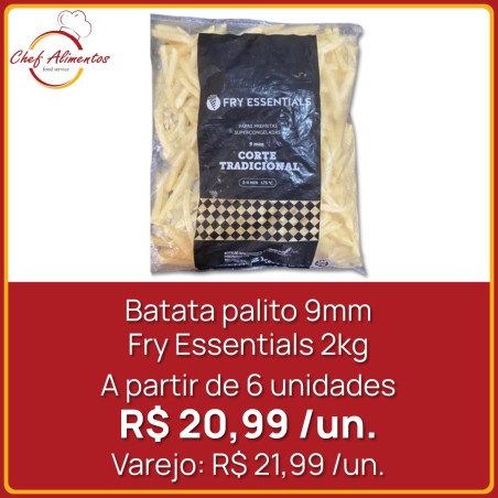 Batata palito 9mm Fry Essentials 2kg