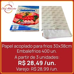 Papel acoplado para frios 30x38cm Embalefrios