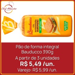 Pão de forma integral Bauducco 390g