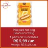 Pão para hot dog Bauducco 200g