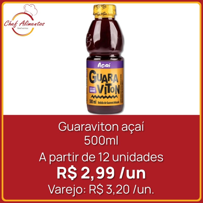 Guaraviton açaí 500ml