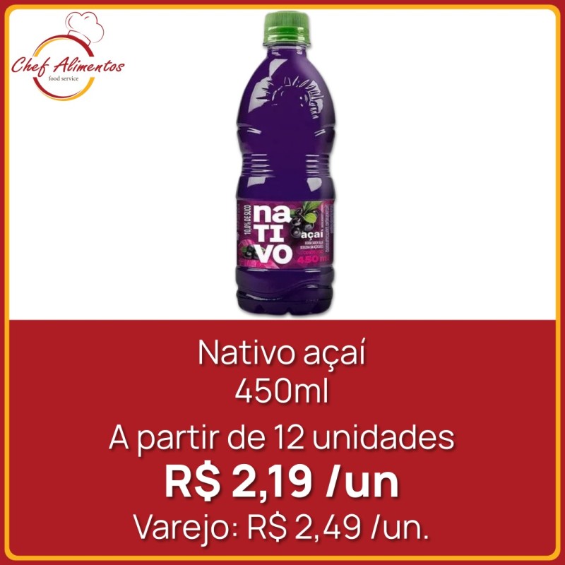 Nativo açaí 450ml