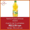 Nativo frutas cítricas 450ml