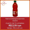 Nativo laranja e acerola 450ml