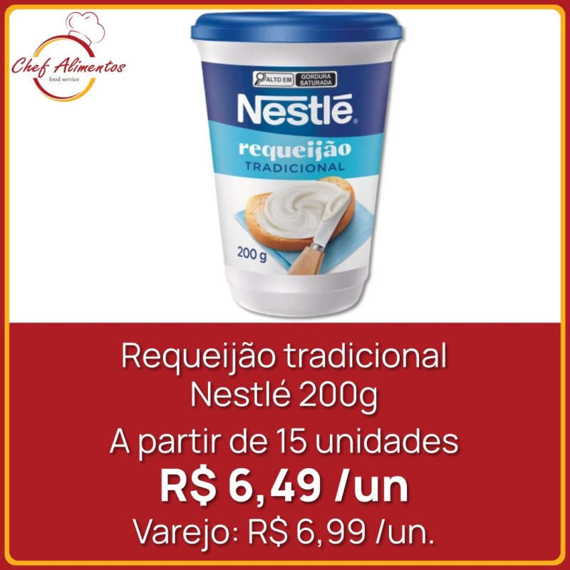 Requeijão tradicional Nestlé 200g