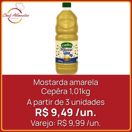 Mostarda amarela Cepêra 1,01kg