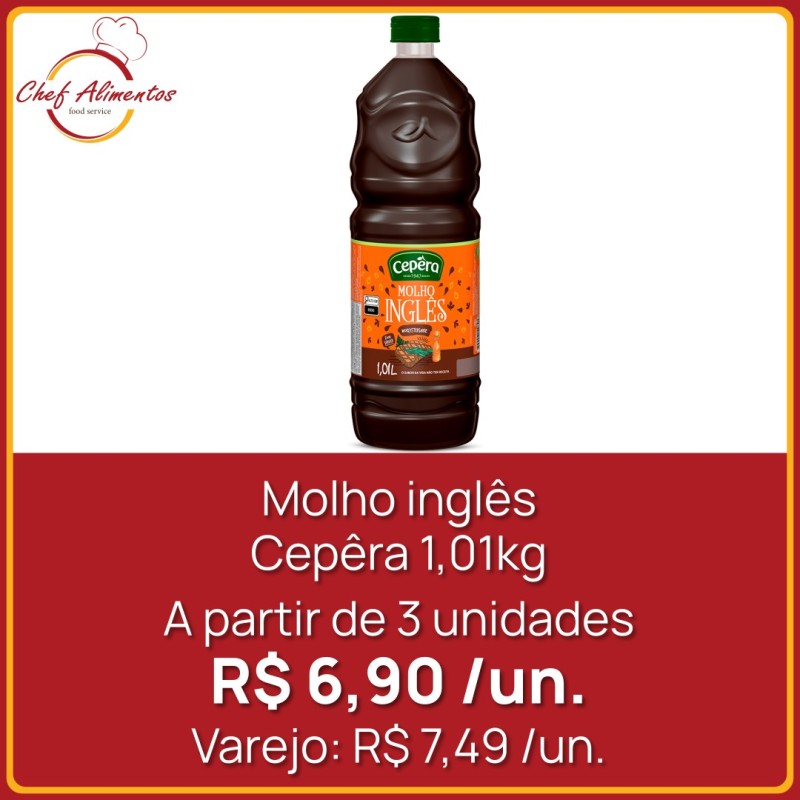 Molho inglês Cepêra 1,01kg