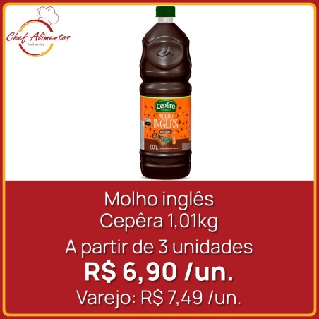 Molho inglês Cepêra 1,01kg