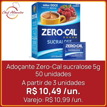 Adoçante Zero-Cal sucralose sachê 5g